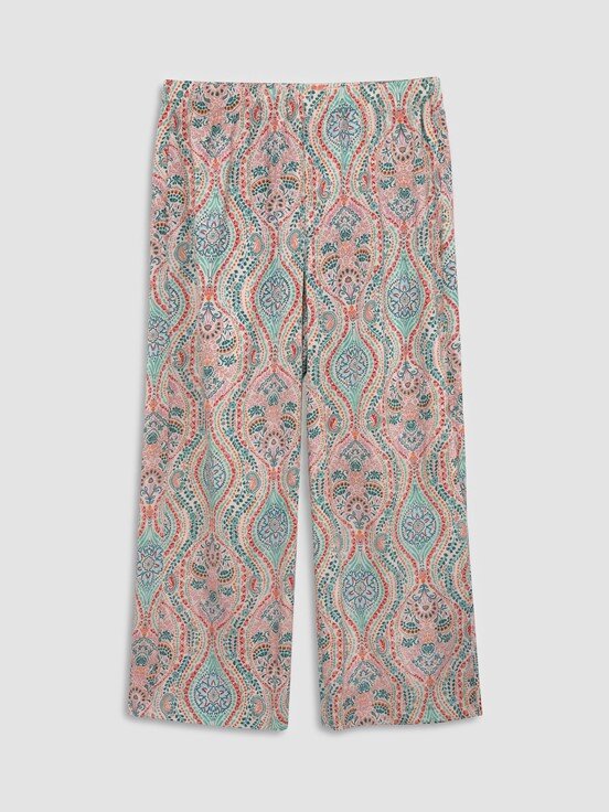 Kaprili Pijama Takımı EKRU BASKILI