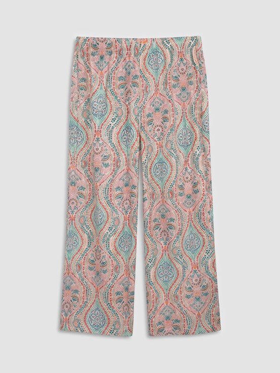 Kaprili Pijama Takımı EKRU BASKILI
