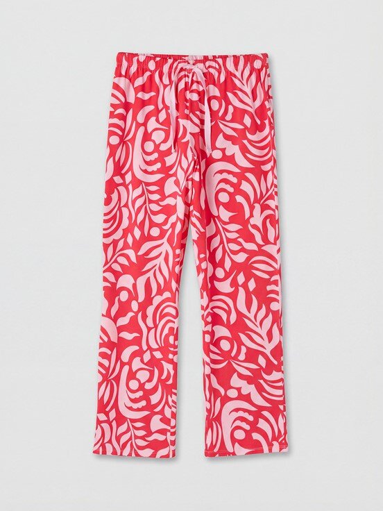 Pijama Takım FUŞYA BASKILI