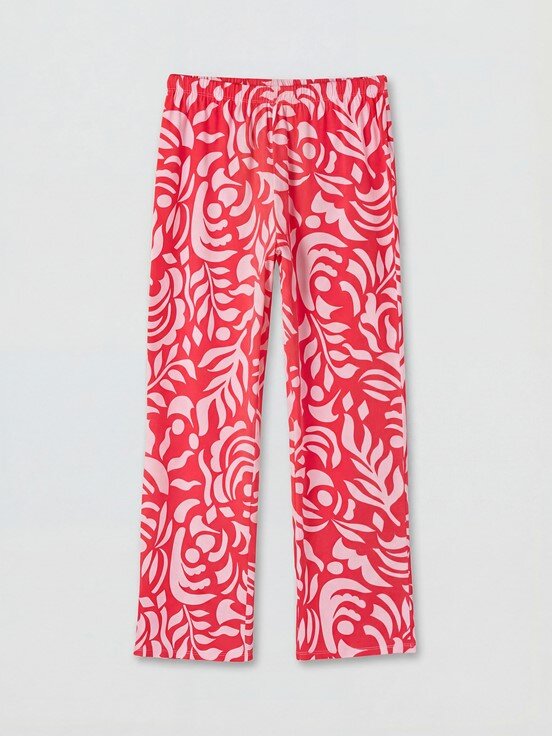 Pijama Takım FUŞYA BASKILI