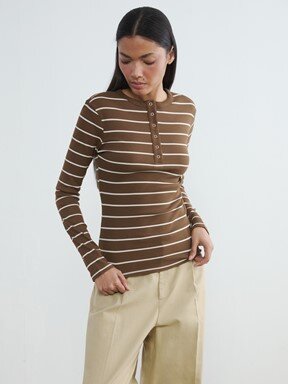 Body AÇIK KAHVERENGİ ÇİZGİLİ