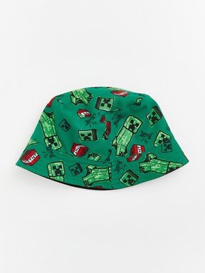 Bucket Şapka YEŞİL BASKILI