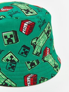 Bucket Şapka YEŞİL BASKILI