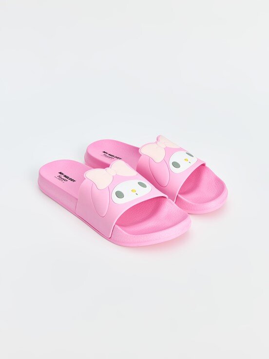 Terlik PEMBE BASKILI