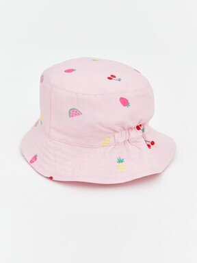 Bucket Şapka PEMBE BASKILI