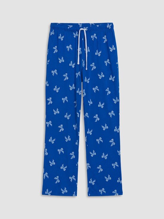 Pijama Takım KOYU MAVİ BASKILI