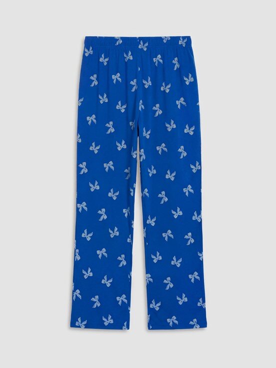 Pijama Takım KOYU MAVİ BASKILI