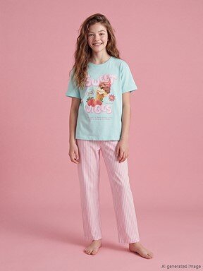 Pijama Takım UÇUK SUYEŞİLİ