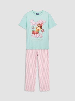 Pijama Takım UÇUK SUYEŞİLİ