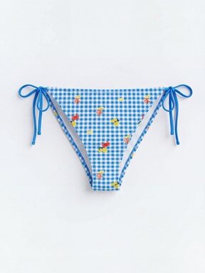 Bikini Alt AÇIK PEMBE BASKILI