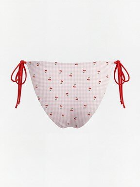 Bikini Alt AÇIK PEMBE BASKILI