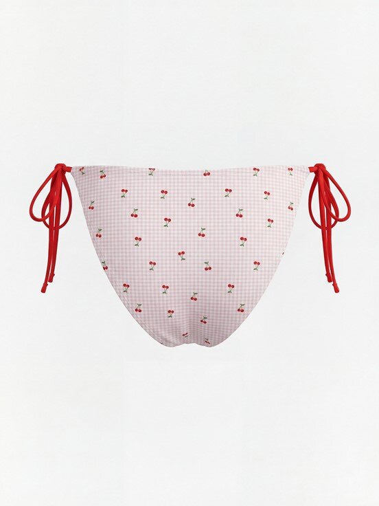 Bikini Alt AÇIK PEMBE BASKILI