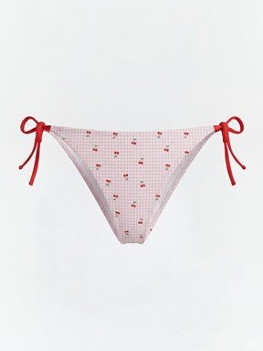 Bikini Alt AÇIK PEMBE BASKILI