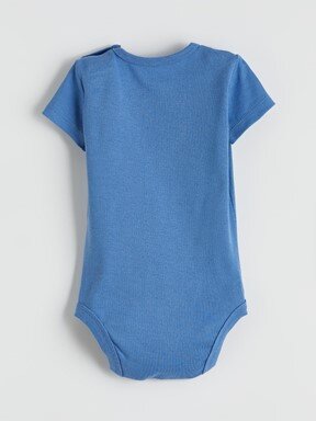 Çıtçıtlı Body EKRU BASKILI