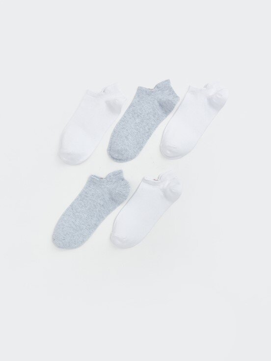 Patik Çorap KARIŞIK RENK İPLİĞİ BOYALI