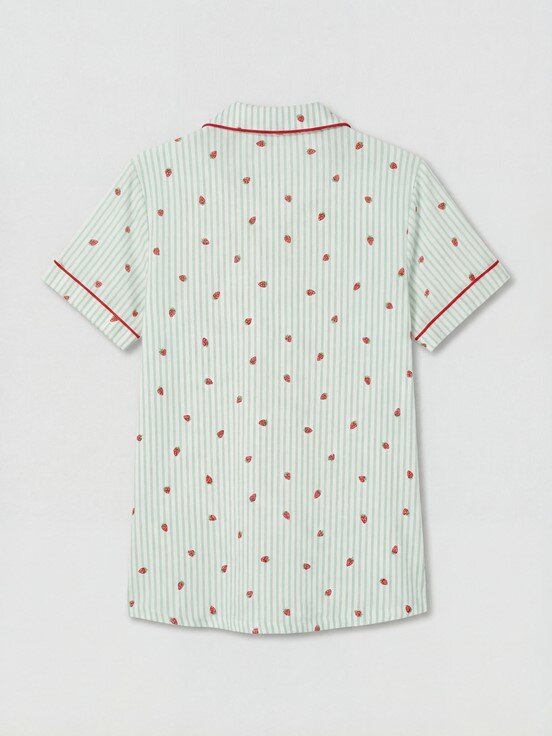 Pijama Takım EKRU BASKILI
