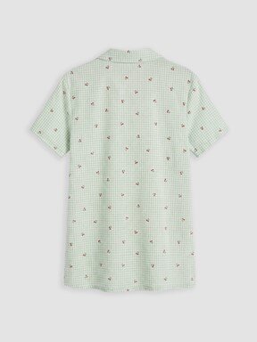 Şortlu Pijama Takımı EKRU BASKILI