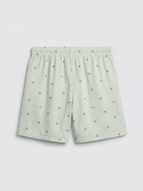 Şortlu Pijama Takımı EKRU BASKILI