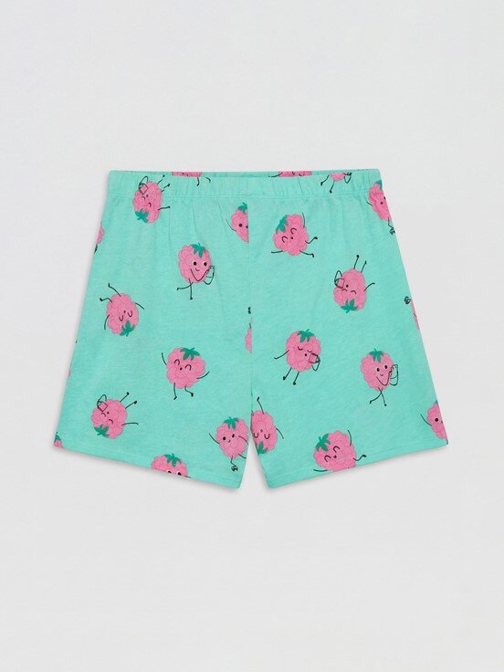 Pijama Takım SU YEŞİLİ BASKILI