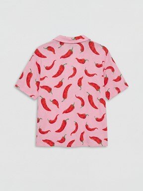 Pijama Takım PEMBE BASKILI