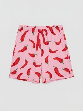 Pijama Takım PEMBE BASKILI