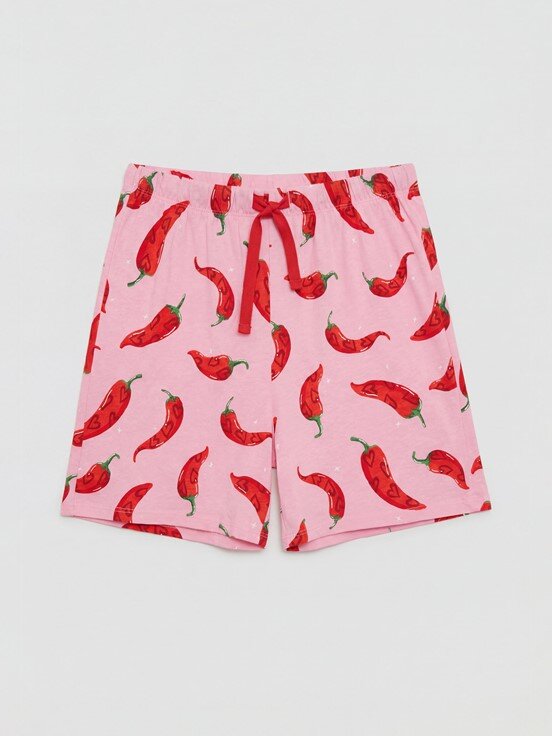 Pijama Takım PEMBE BASKILI
