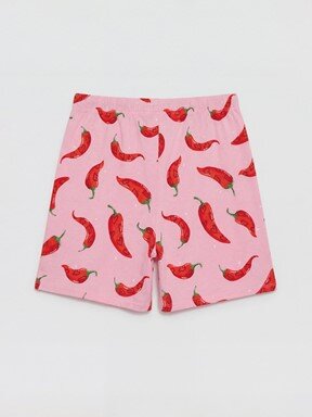 Pijama Takım PEMBE BASKILI