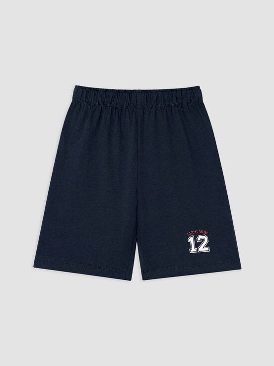 Şortlu Pijama Takımı KOYU MAVİ
