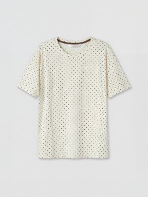Kaprili Pijama Takımı EKRU BASKILI