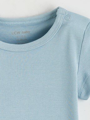 Çıtçıtlı Body EKRU BASKILI