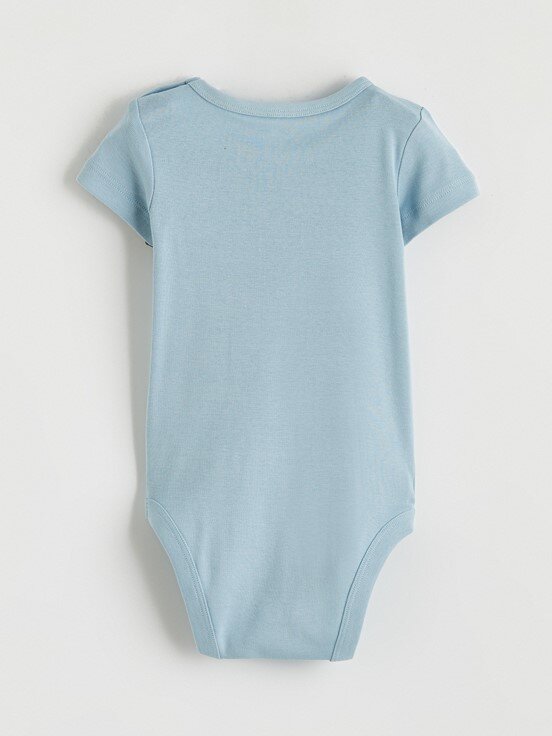 Çıtçıtlı Body EKRU BASKILI