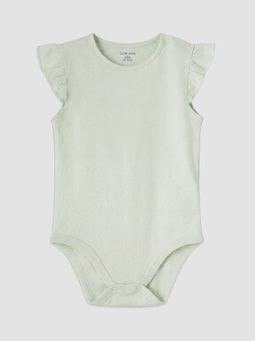 Çıtçıtlı Body SARI BASKILI