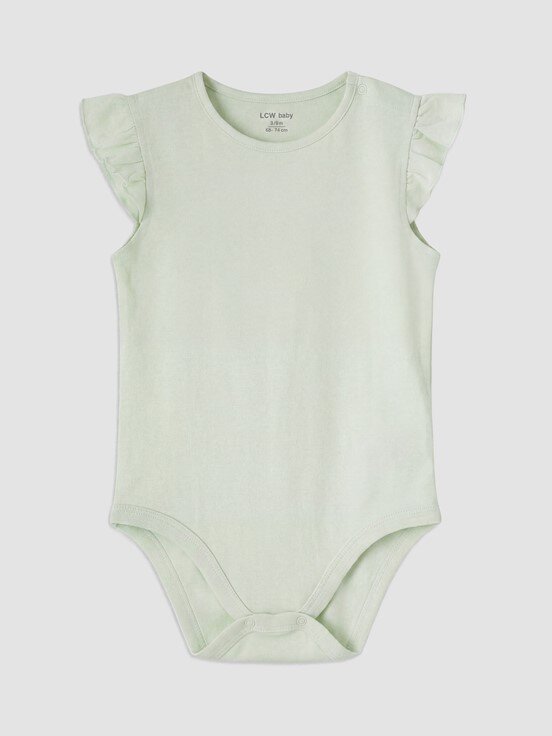 Çıtçıtlı Body SARI BASKILI