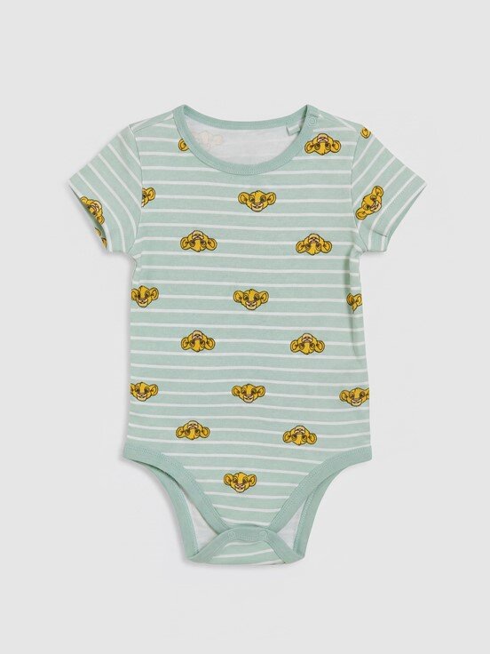 Çıtçıtlı Body EKRU BASKILI