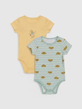 Çıtçıtlı Body EKRU BASKILI