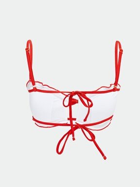 Bikini Üst UÇUK PEMBE BASKILI