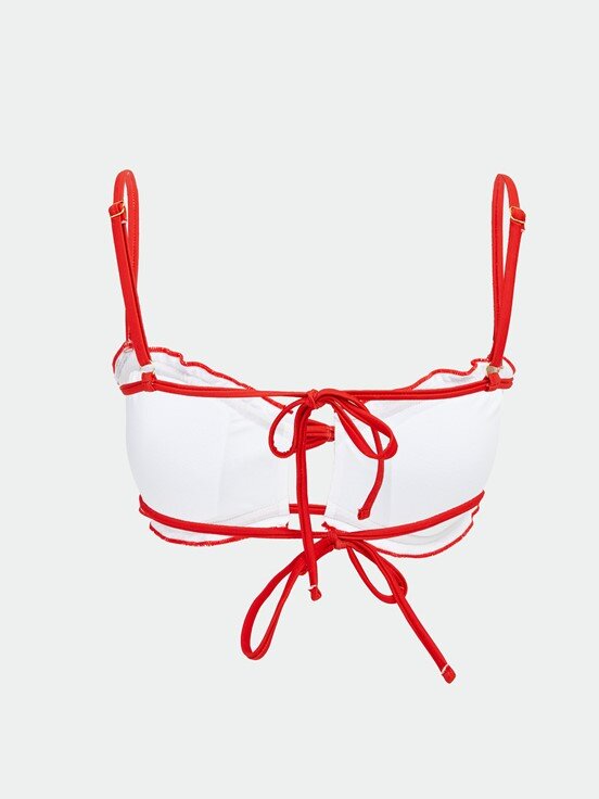 Bikini Üst UÇUK PEMBE BASKILI