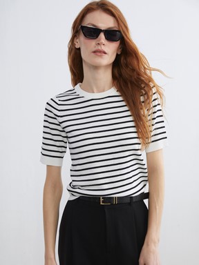 Kazak LACİVERT ÇİZGİLİ