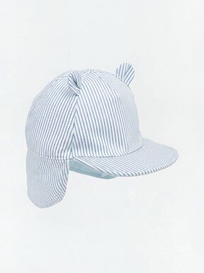 Kep Şapka PASTEL YEŞİL ÇİZGİLİ