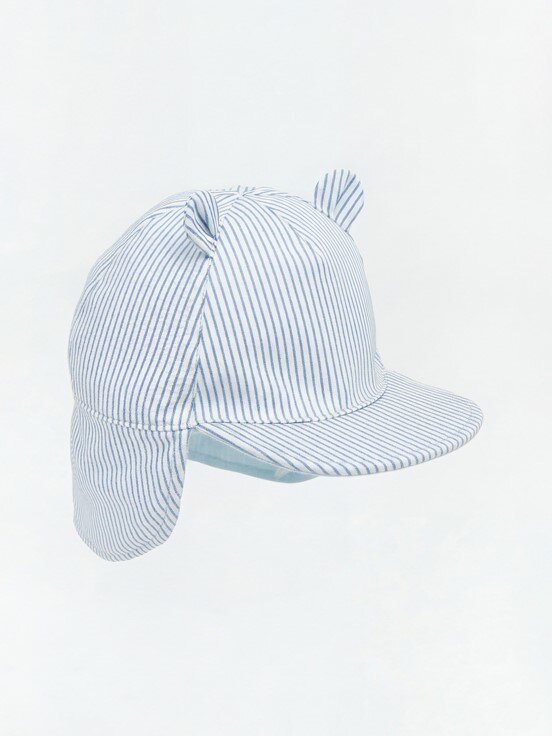 Kep Şapka PASTEL YEŞİL ÇİZGİLİ