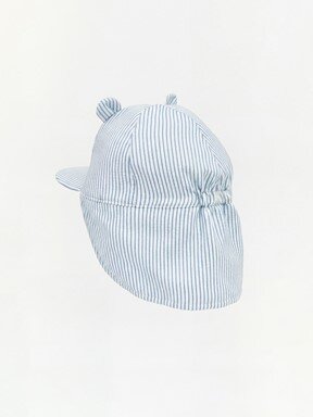 Kep Şapka PASTEL YEŞİL ÇİZGİLİ