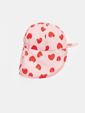 Kep Şapka PEMBE BASKILI