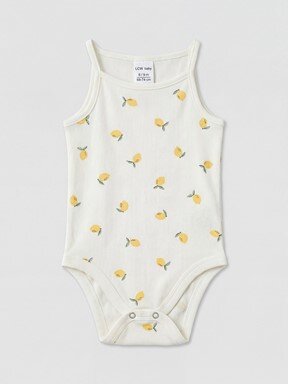 Çıtçıtlı Body EKRU BASKILI