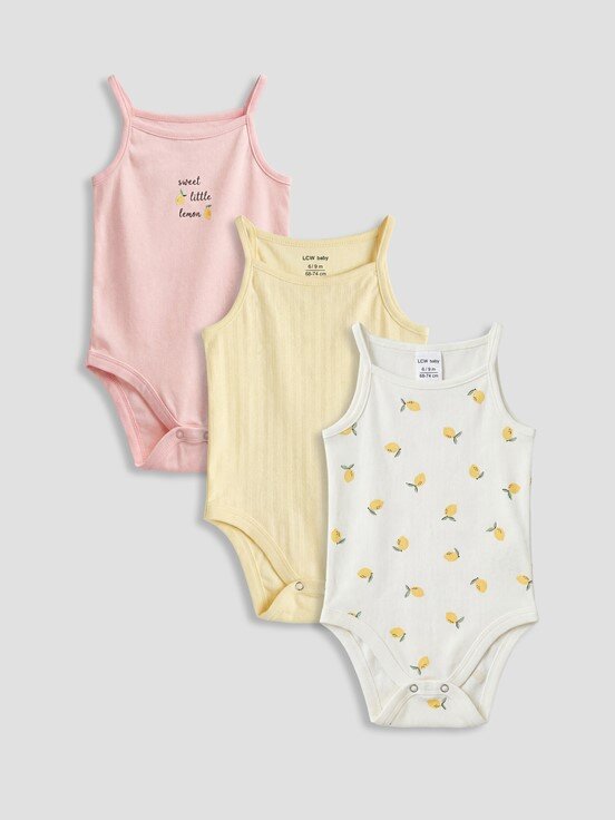 Çıtçıtlı Body EKRU BASKILI