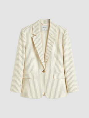 Blazer Ceket KAHVERENGİ ÇİZGİLİ