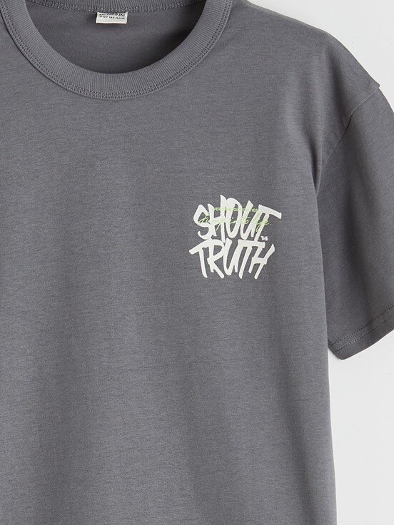 Tişört KOYU GRİ