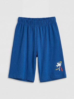 Şortlu Pijama Takımı BEYAZ BASKILI