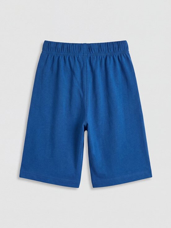 Şortlu Pijama Takımı BEYAZ BASKILI