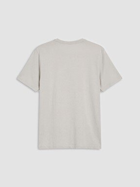 Şortlu Pijama Takımı AÇIK GRİ BASKILI