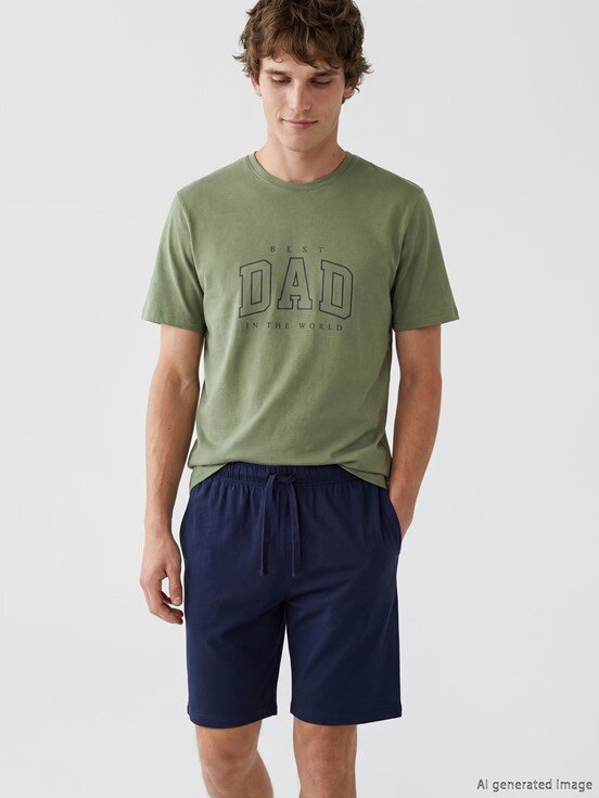 Şortlu Pijama Takımı MAT YEŞİL